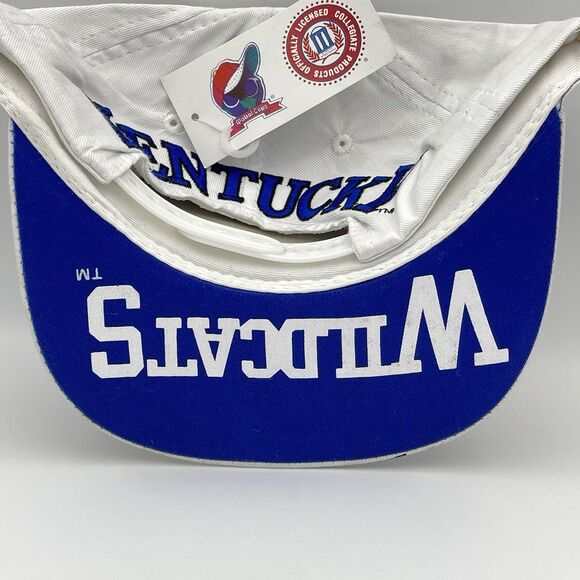 Vintage Kentucky Wildcats Hat Global Caps All Over Big Logo Snapback 1994 - NWT - Picture 11 of 16